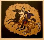 Кутателадзе Г.Д. Кабахи. Из серии «Национальные конные игры». 1971
